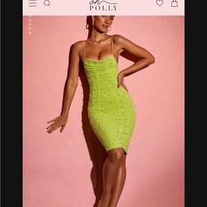 Oh Polly Embellished MIDI dress